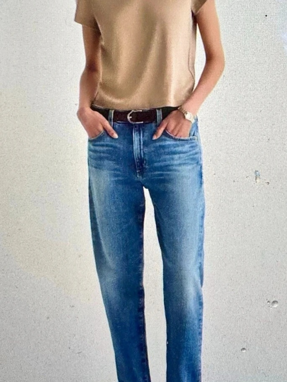 AG Jeans The Boyfriend Jeans in Blue Waist 31